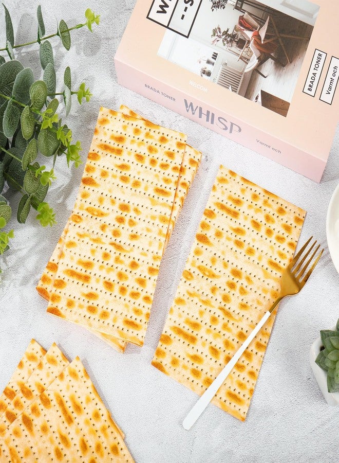 وولاين مجموعة مناديل ورقية لعيد الفصح اليهودي (80 قطعة) من والين، مناديل ورقية للاستخدام مرة واحدة، مثالية لطاولة الطعام أو الحمام. - Image 4